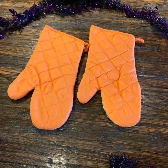Halloween Kitchen Pot Pan Mitts Oven Spooky NWT - Picture 7 of 7